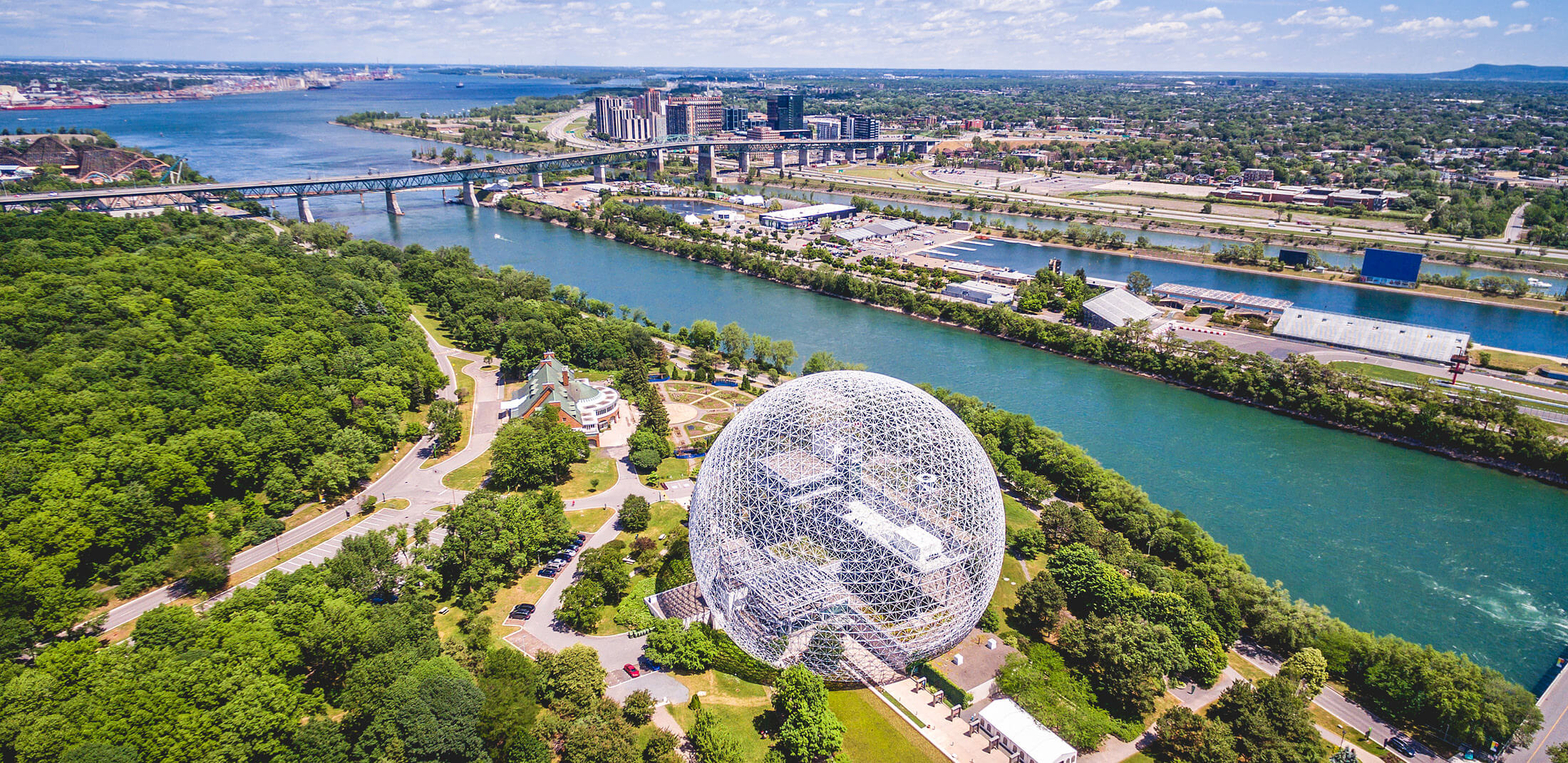 image of Montreal lake and parks